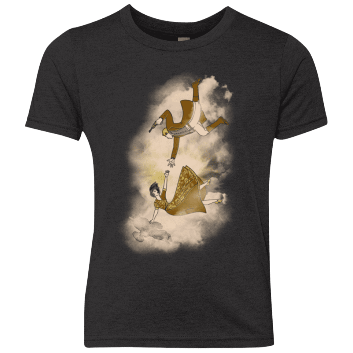 T-Shirts Vintage Black / YXS Shiny Infinite Youth Triblend T-Shirt