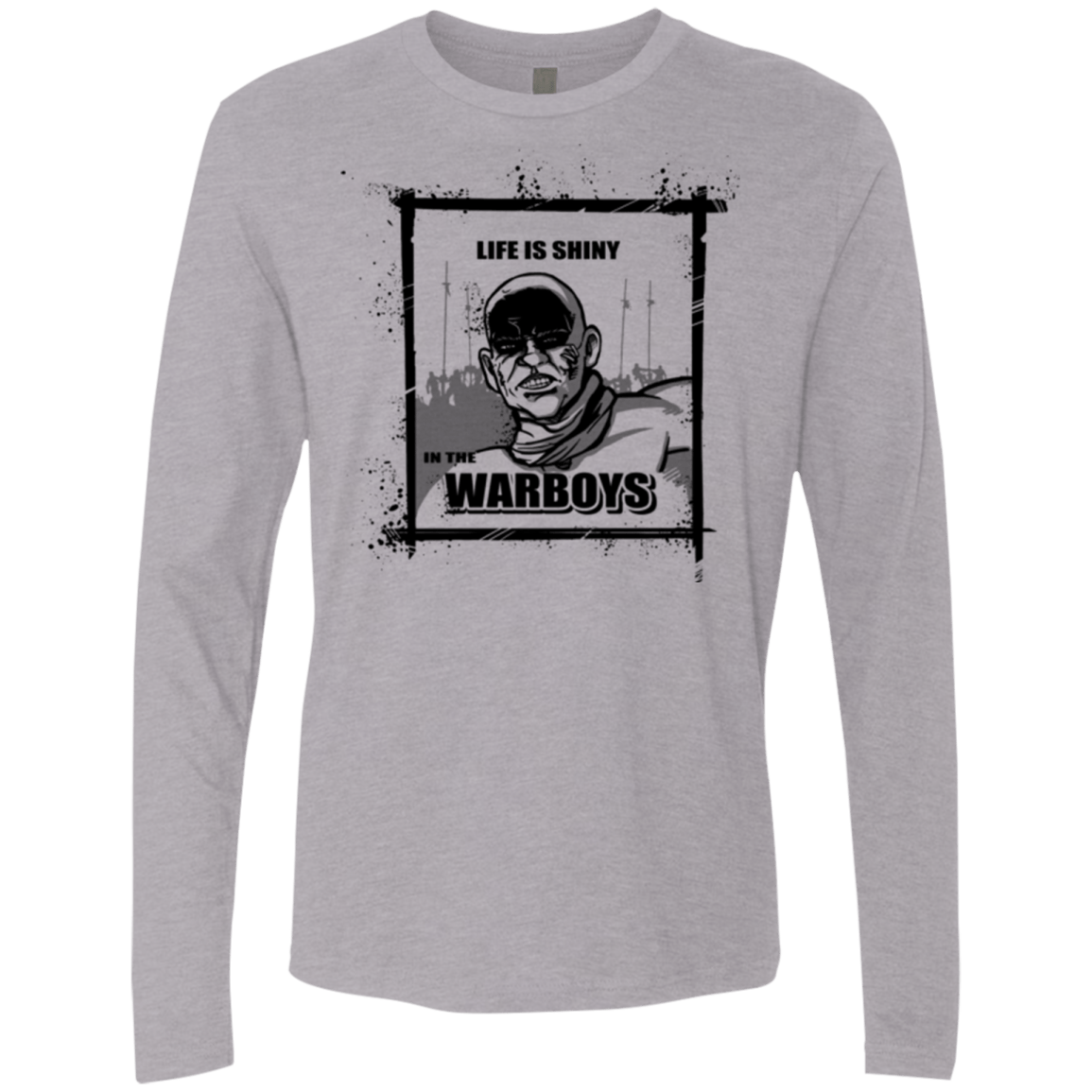 T-Shirts Heather Grey / Small Shiny Life Men's Premium Long Sleeve