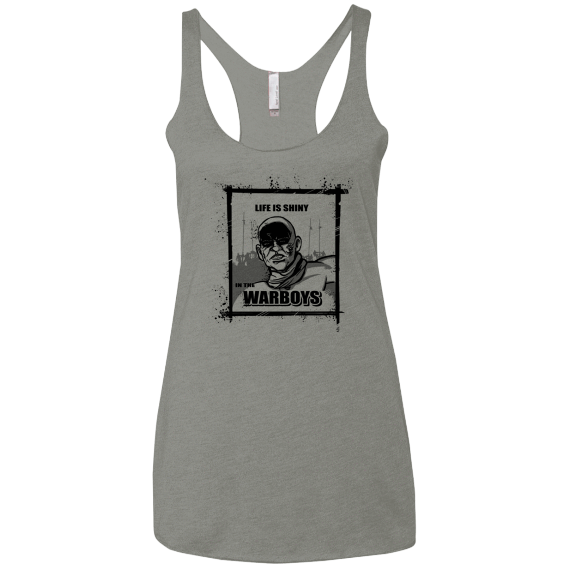 T-Shirts Venetian Grey / X-Small Shiny Life Women's Triblend Racerback Tank