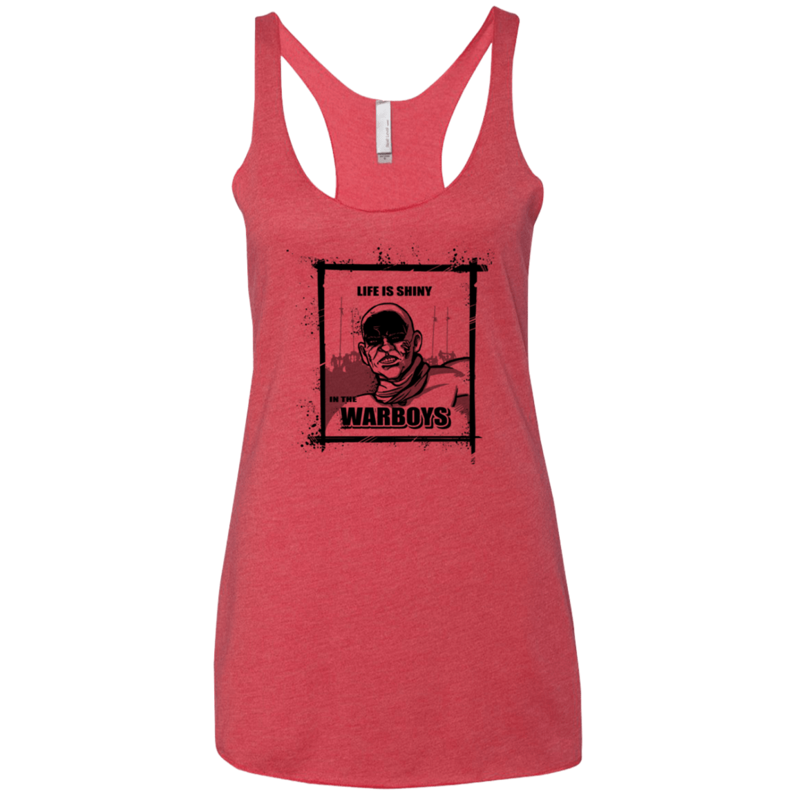 T-Shirts Vintage Red / X-Small Shiny Life Women's Triblend Racerback Tank