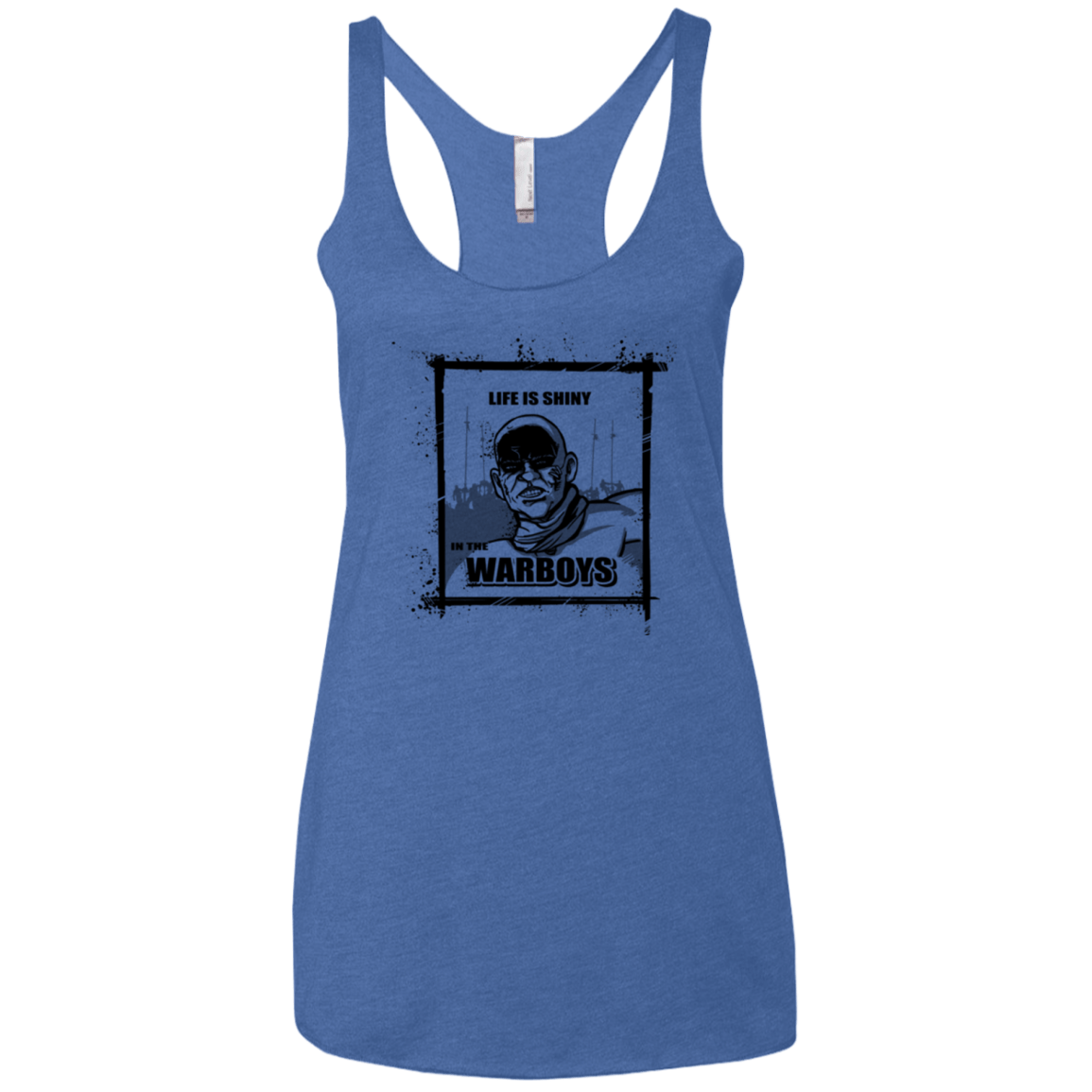 T-Shirts Vintage Royal / X-Small Shiny Life Women's Triblend Racerback Tank