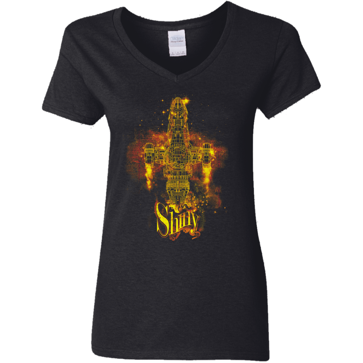 Shiny Women's V-Neck T-Shirt