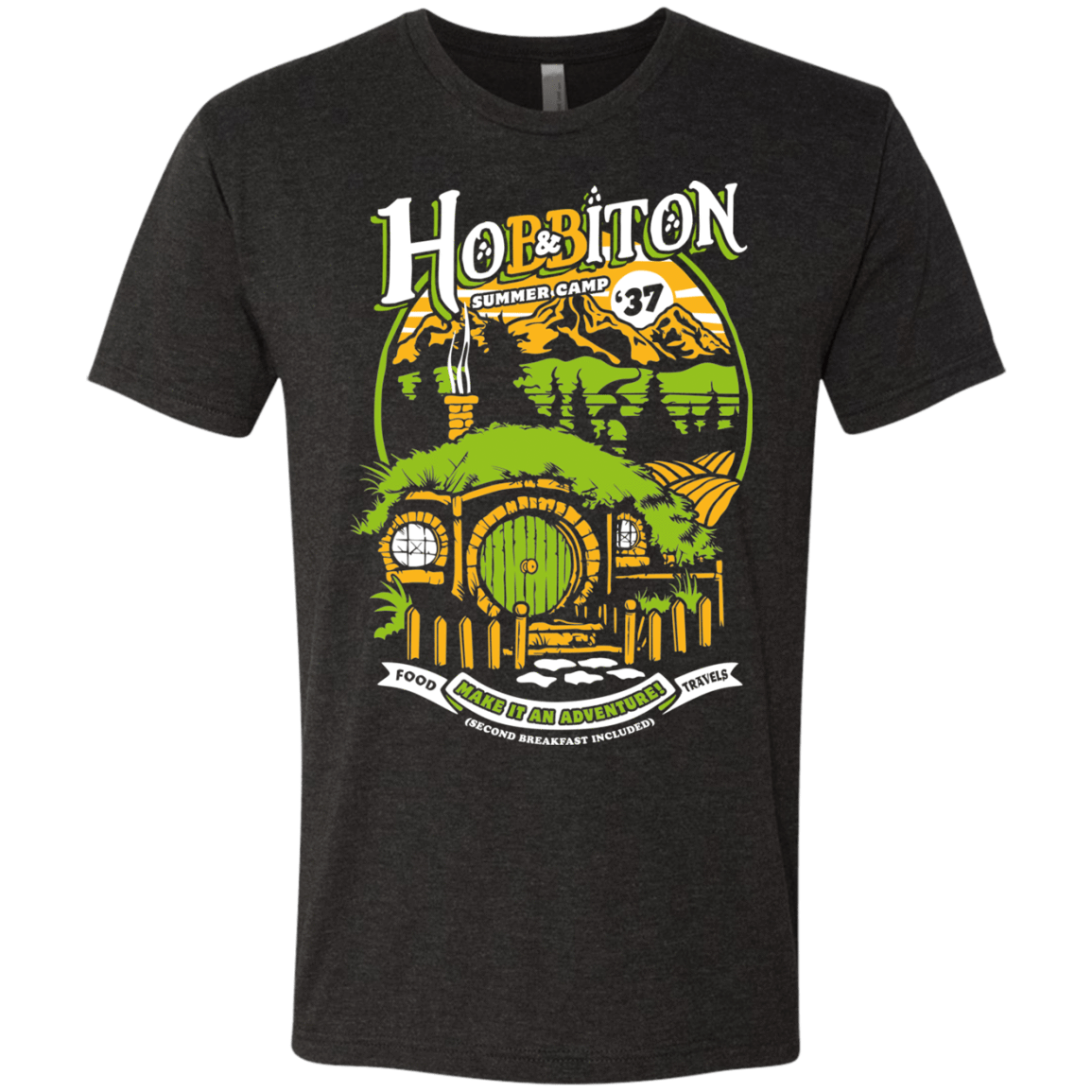 T-Shirts Vintage Black / S Shire Summer Camp Men's Triblend T-Shirt