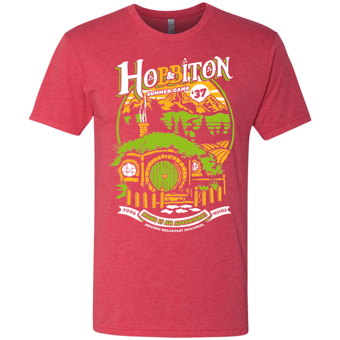 T-Shirts Vintage Red / S Shire Summer Camp Men's Triblend T-Shirt