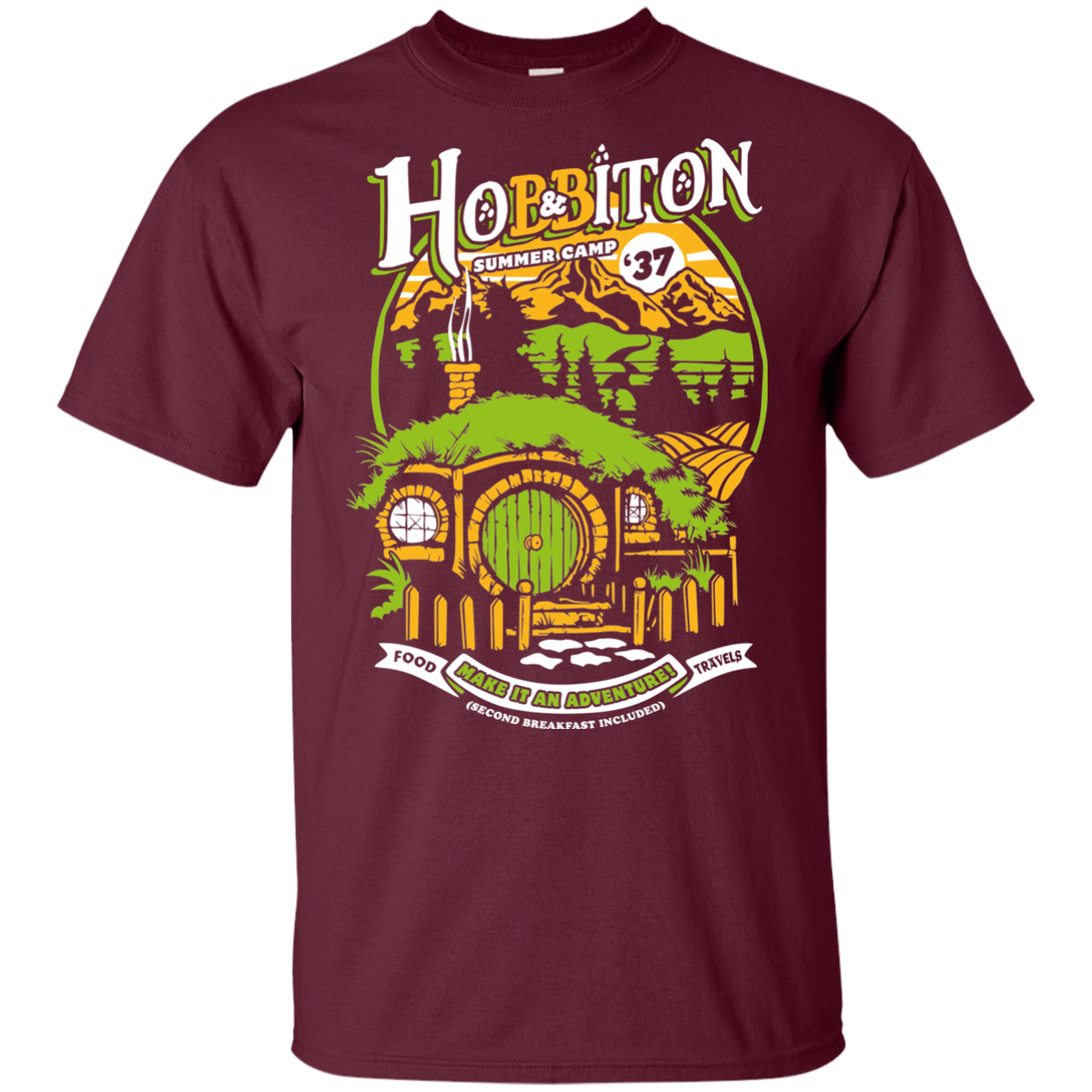 T-Shirts Maroon / YXS Shire Summer Camp Youth T-Shirt