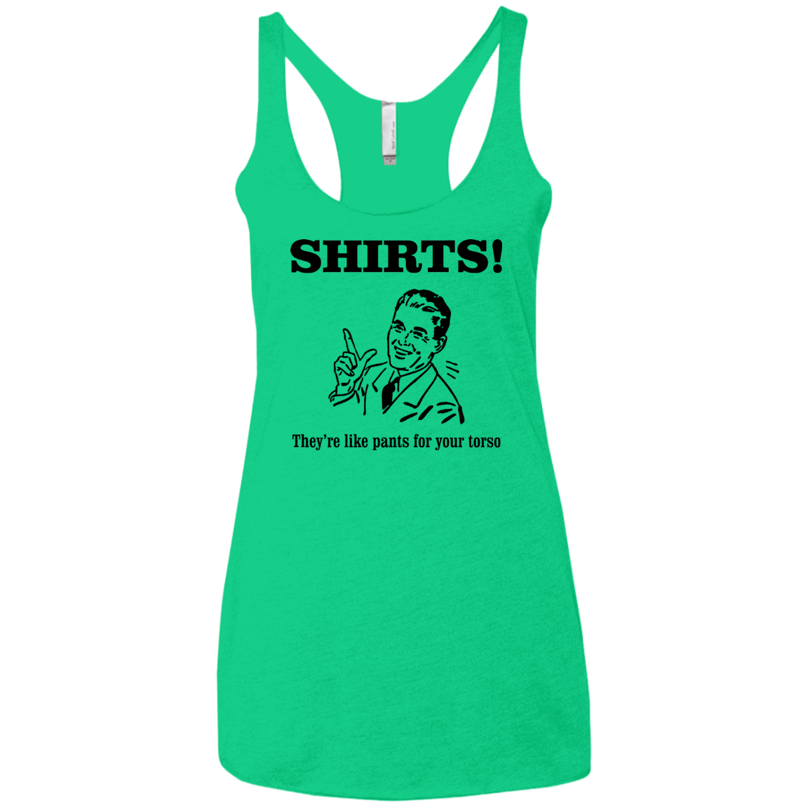 T-Shirts Envy / X-Small Shirts like pants Women's Triblend Racerback Tank