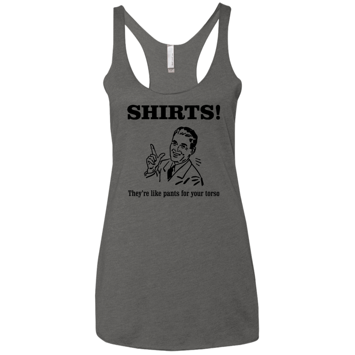 T-Shirts Premium Heather / X-Small Shirts like pants Women's Triblend Racerback Tank