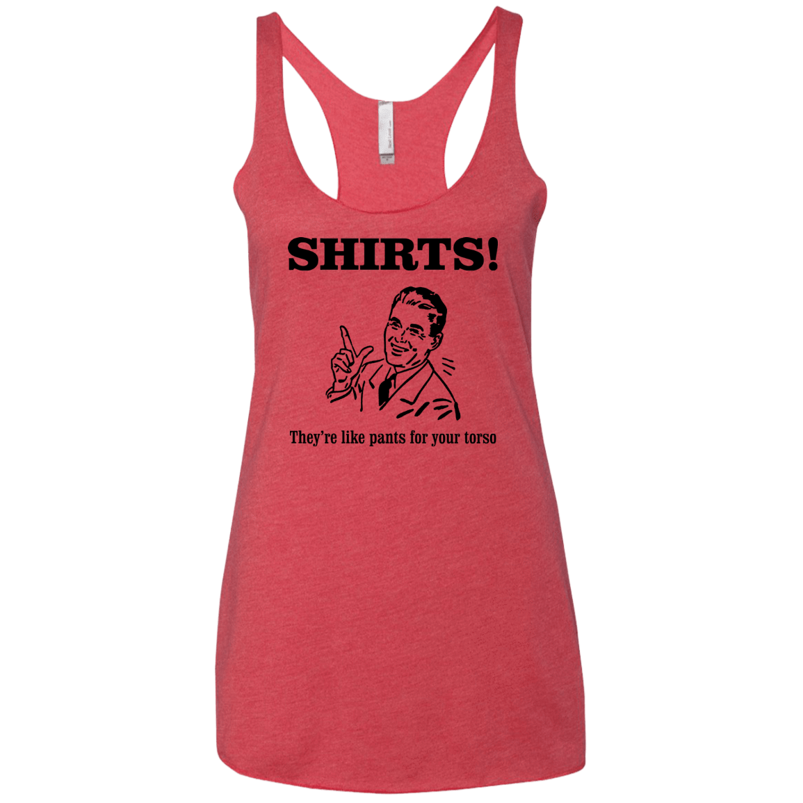 T-Shirts Vintage Red / X-Small Shirts like pants Women's Triblend Racerback Tank