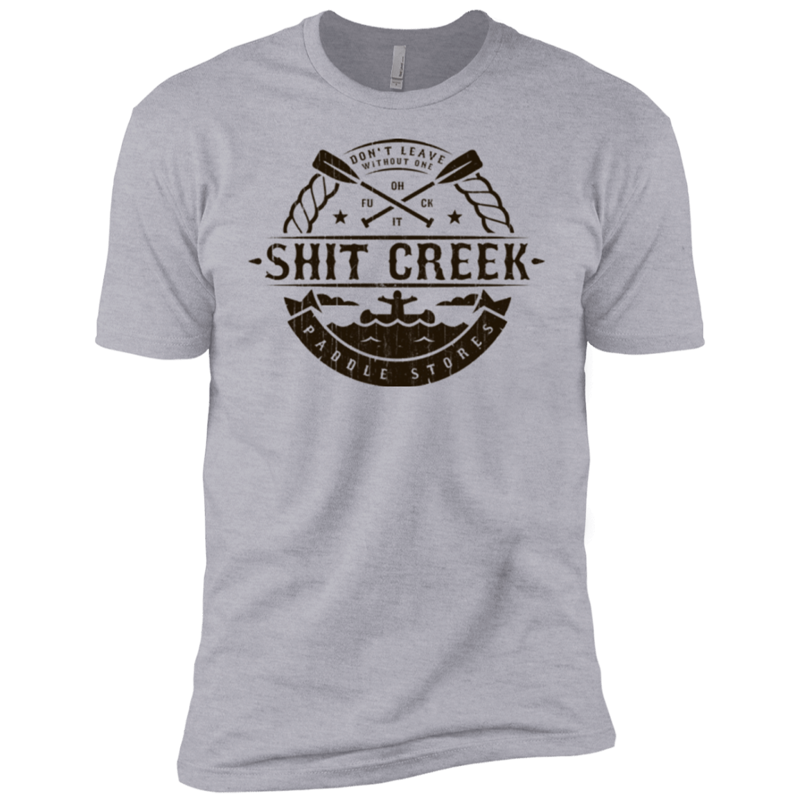 T-Shirts Heather Grey / YXS Shit Creek Boys Premium T-Shirt