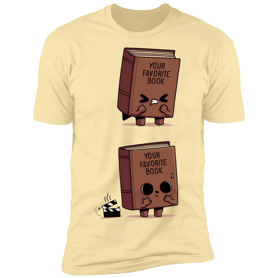 T-Shirts Banana Cream / S Shitty Book Men's Premium T-Shirt