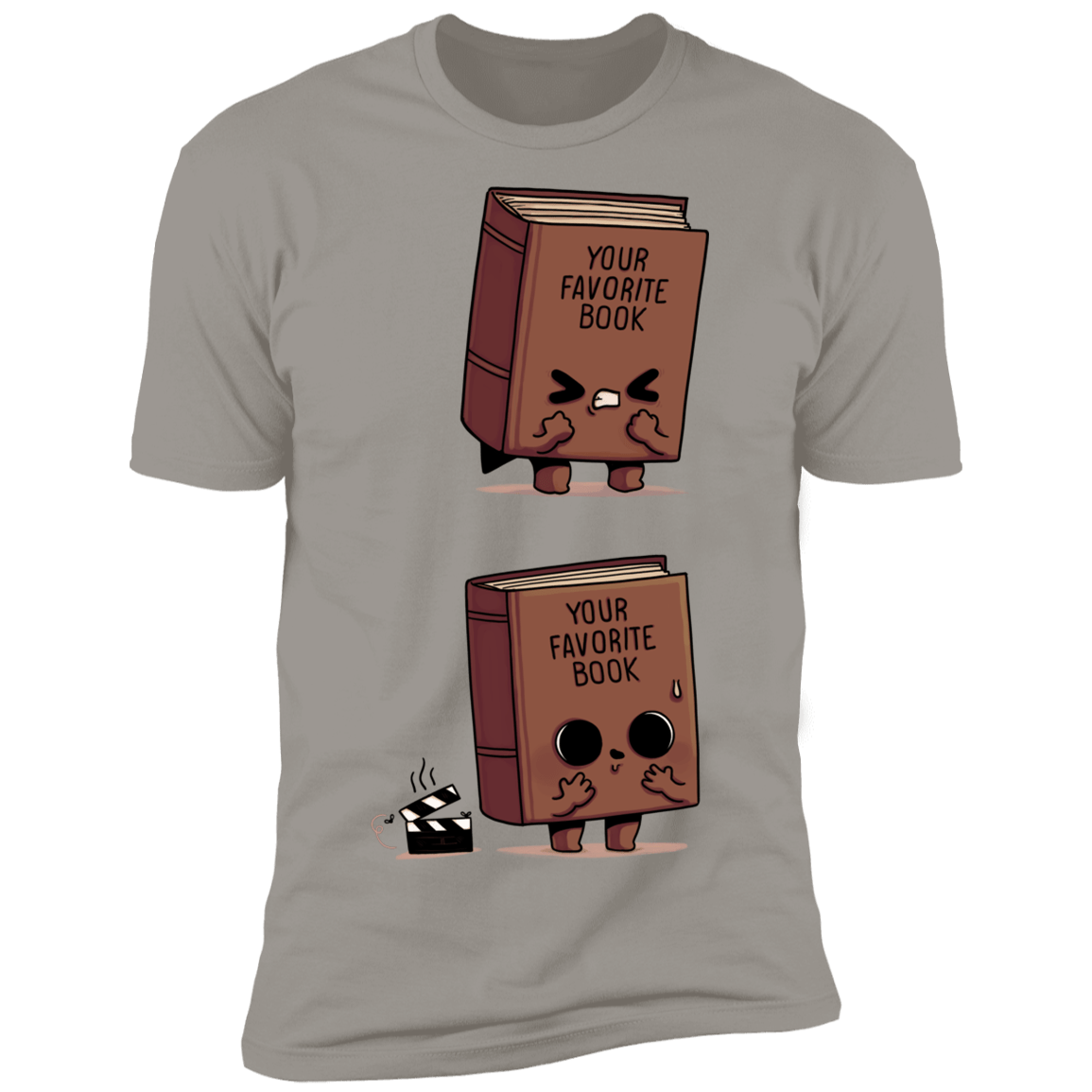 T-Shirts Light Grey / S Shitty Book Men's Premium T-Shirt