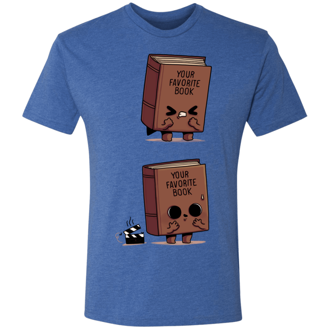 T-Shirts Vintage Royal / S Shitty Book Men's Triblend T-Shirt