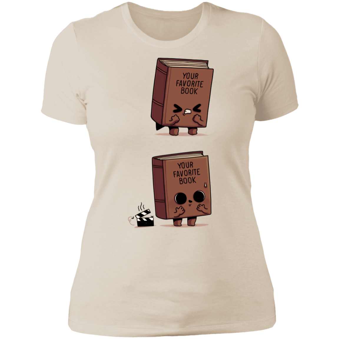T-Shirts Ivory/ / S Shitty Book Women's Premium T-Shirt
