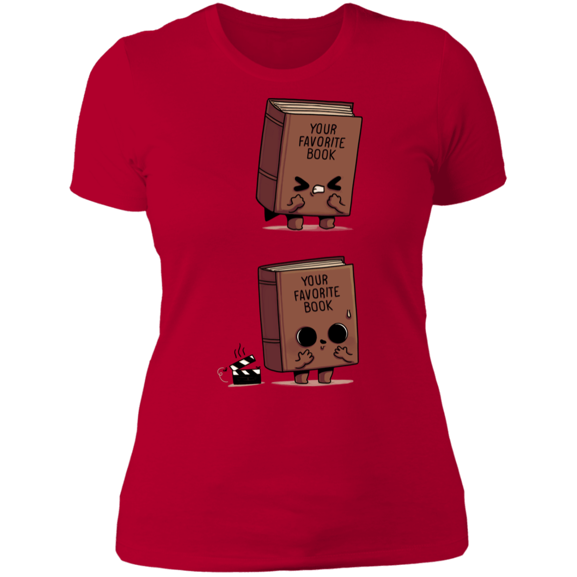 T-Shirts Red / S Shitty Book Women's Premium T-Shirt