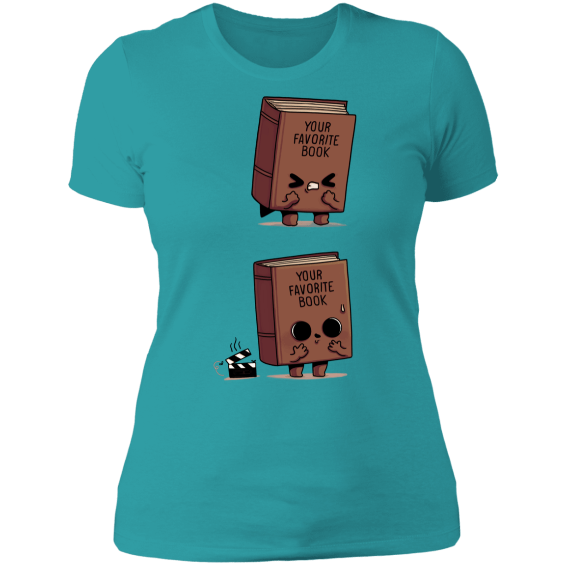 T-Shirts Tahiti Blue / S Shitty Book Women's Premium T-Shirt