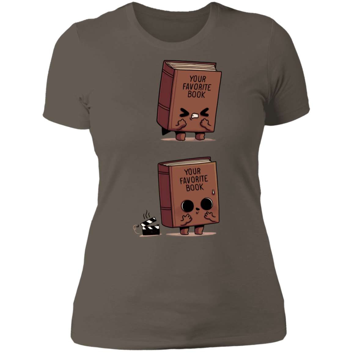 T-Shirts Warm Grey / S Shitty Book Women's Premium T-Shirt