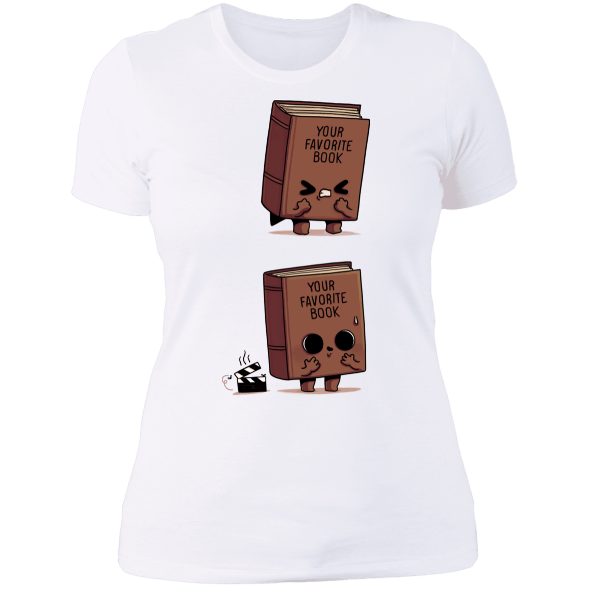 T-Shirts White / S Shitty Book Women's Premium T-Shirt