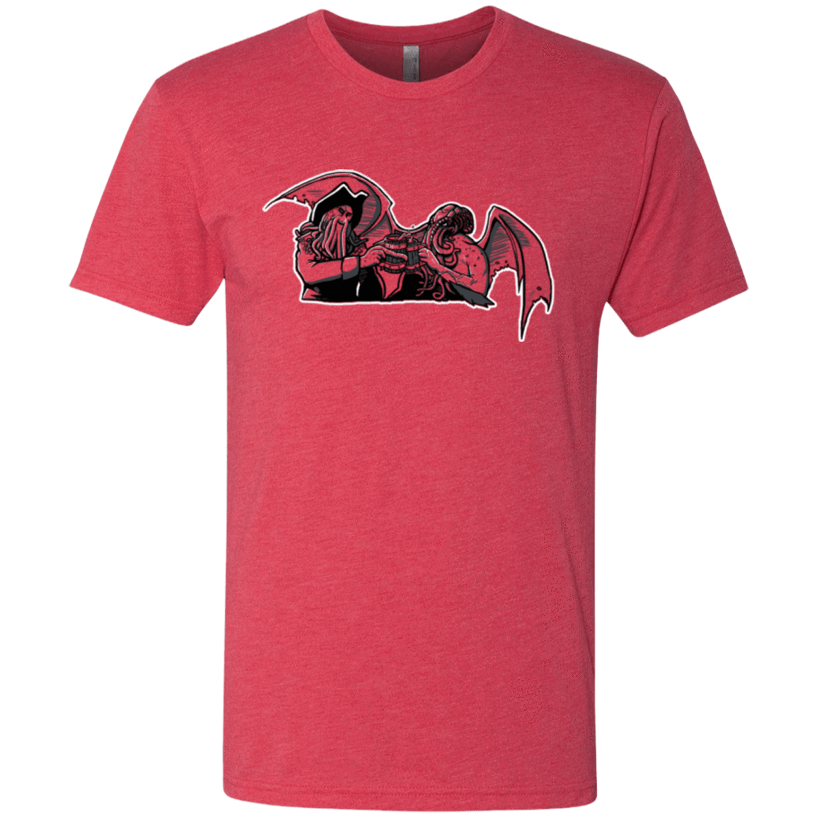 T-Shirts Vintage Red / Small Shiver Me Tentacles Men's Triblend T-Shirt