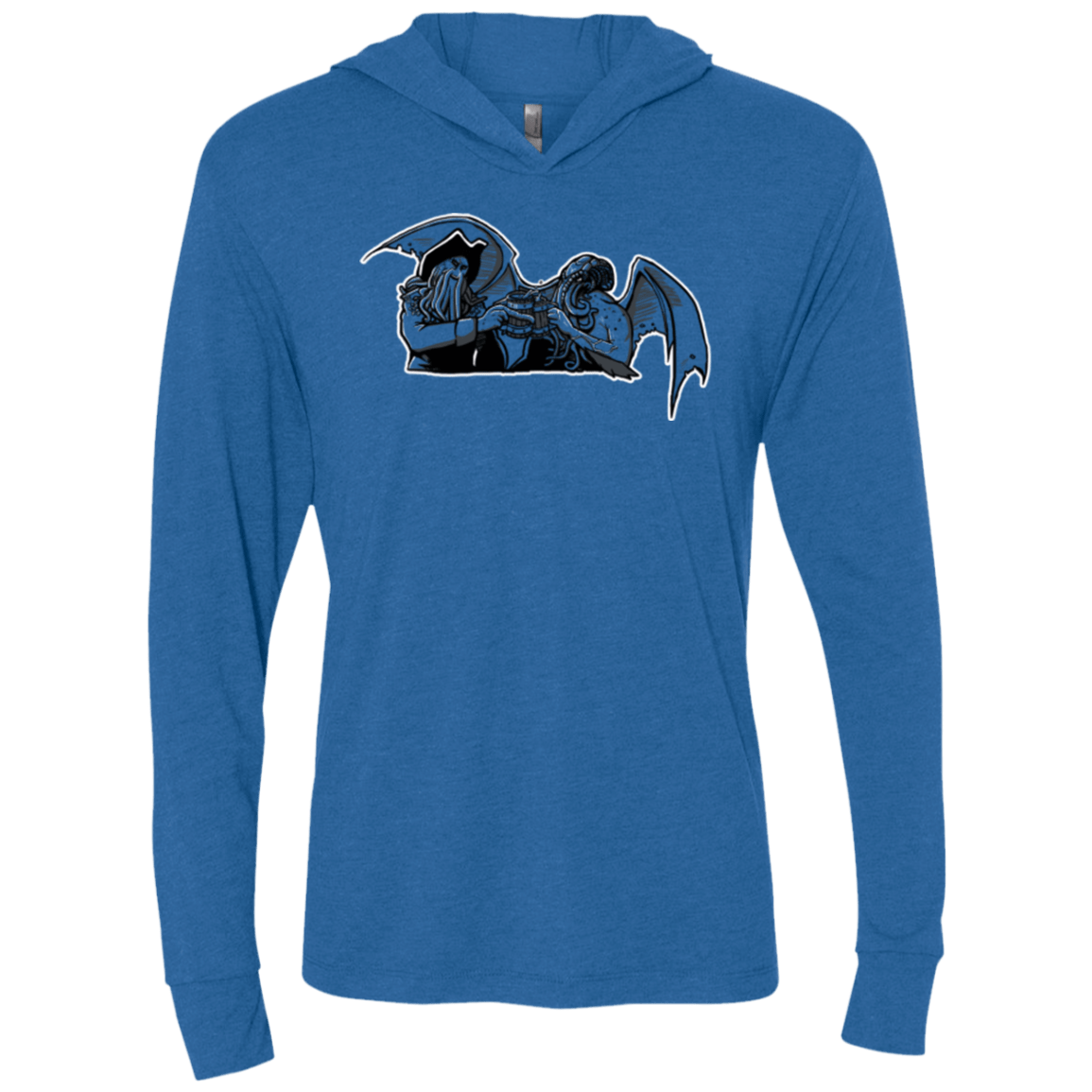 T-Shirts Vintage Royal / X-Small Shiver Me Tentacles Triblend Long Sleeve Hoodie Tee