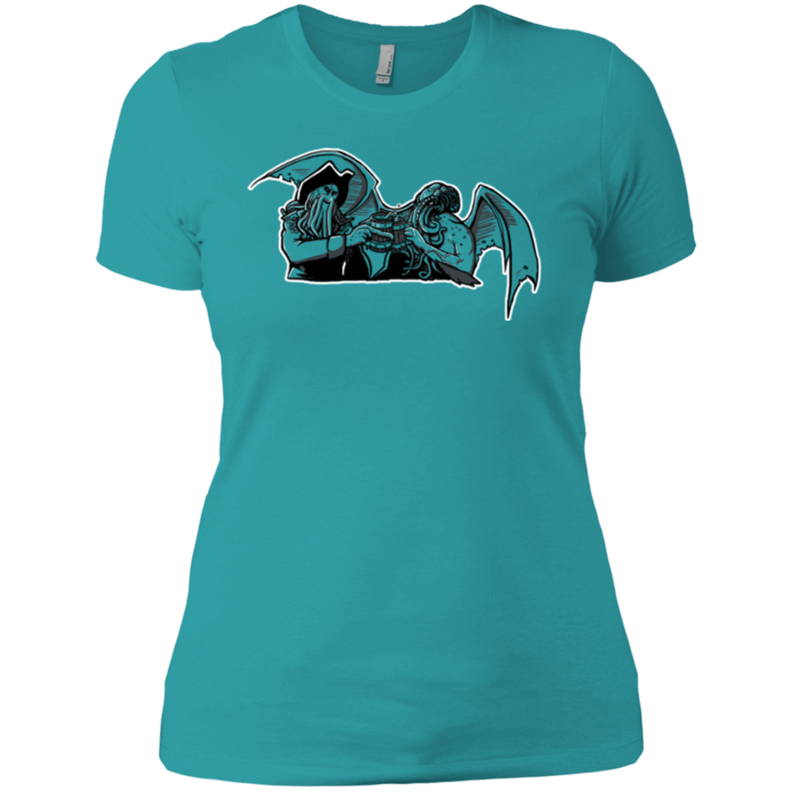 T-Shirts Tahiti Blue / X-Small Shiver Me Tentacles Women's Premium T-Shirt