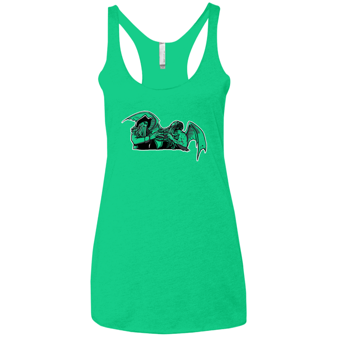 T-Shirts Envy / X-Small Shiver Me Tentacles Women's Triblend Racerback Tank