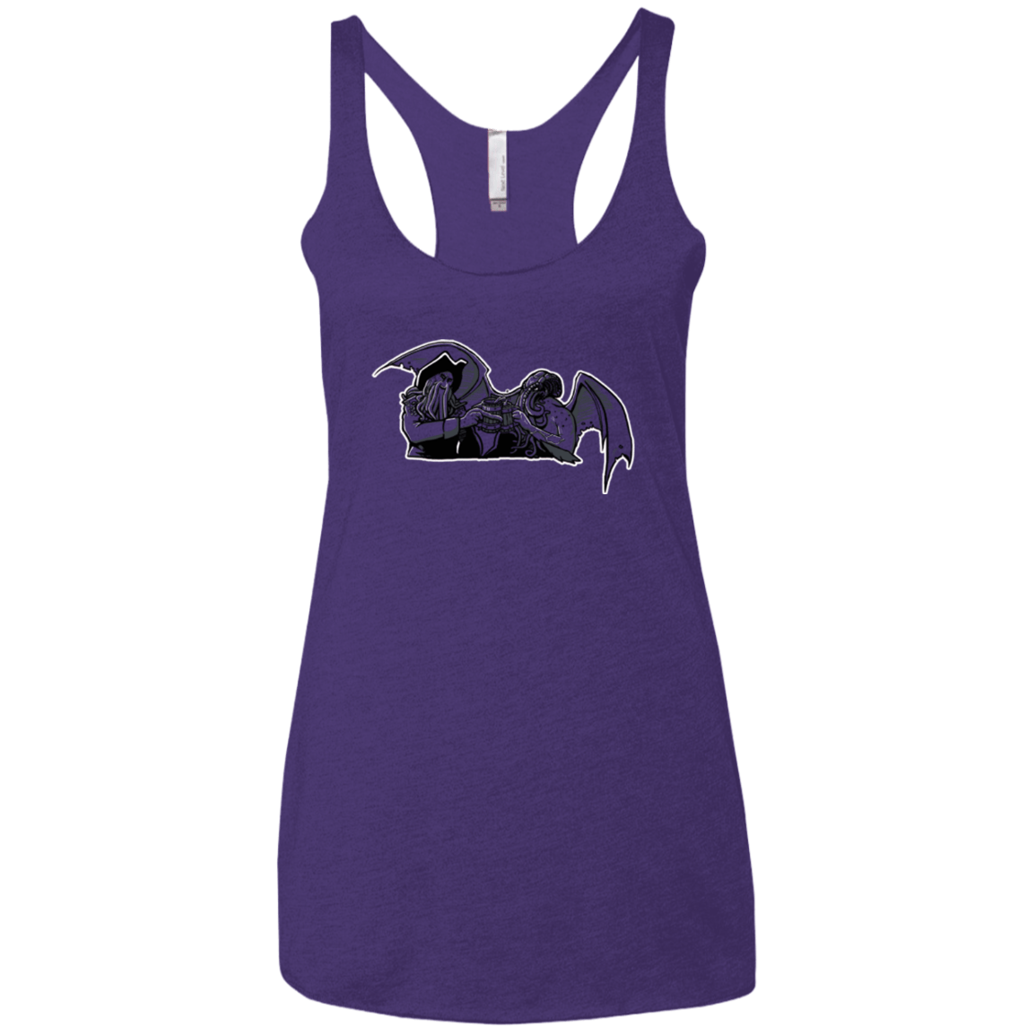 T-Shirts Purple Rush / X-Small Shiver Me Tentacles Women's Triblend Racerback Tank