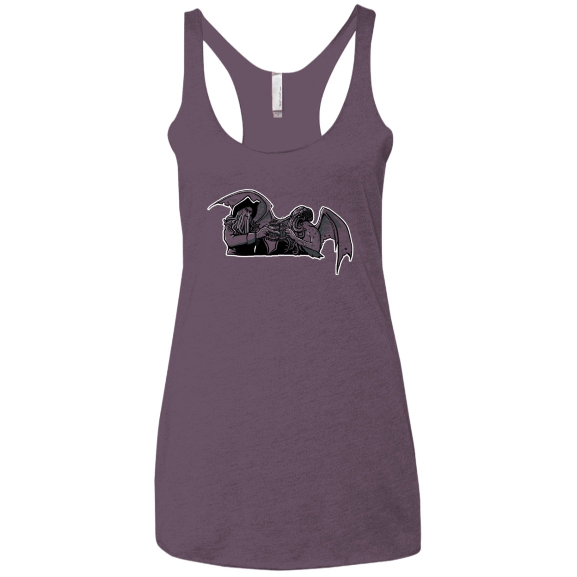 T-Shirts Vintage Purple / X-Small Shiver Me Tentacles Women's Triblend Racerback Tank