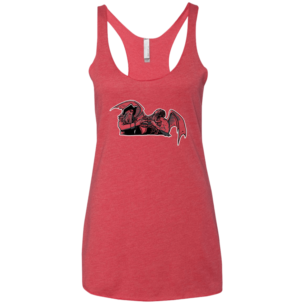 T-Shirts Vintage Red / X-Small Shiver Me Tentacles Women's Triblend Racerback Tank