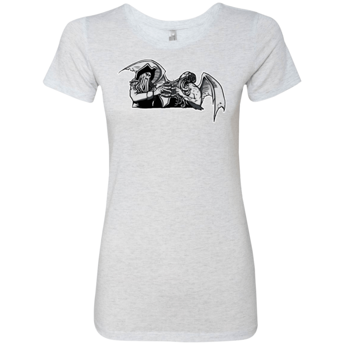 T-Shirts Heather White / Small Shiver Me Tentacles Women's Triblend T-Shirt