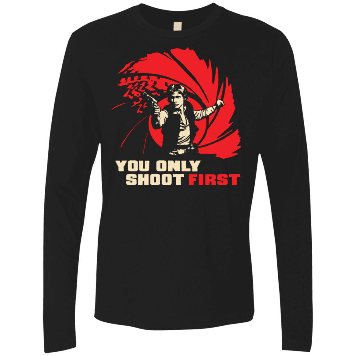 T-Shirts Black / Small Shoot First Men's Premium Long Sleeve