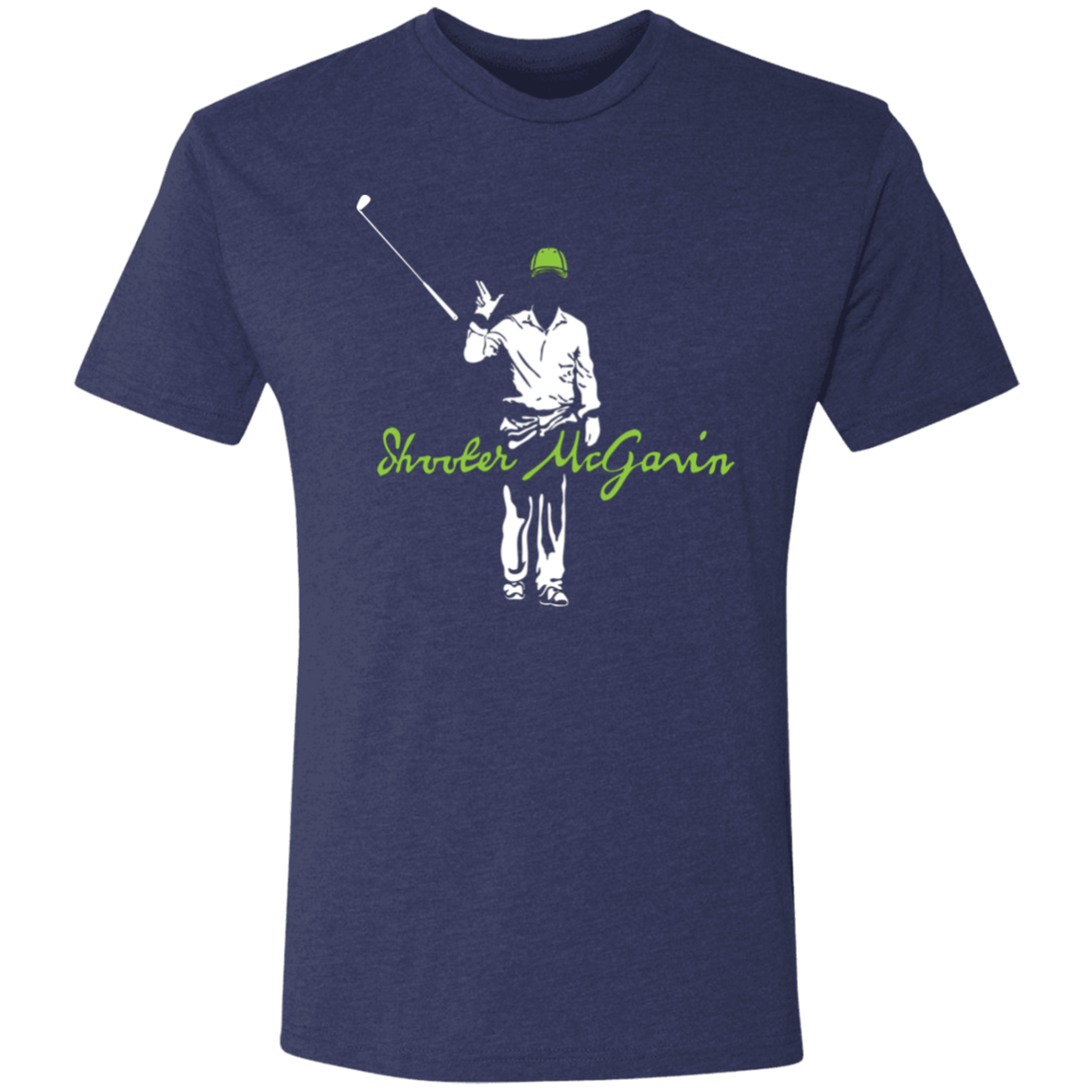T-Shirts Vintage Navy / S Shooter McGavin Men's Triblend T-Shirt
