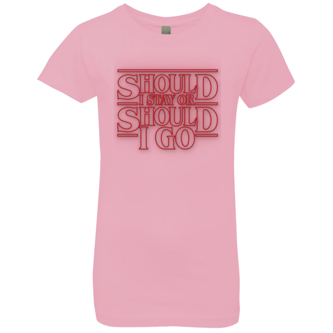 T-Shirts Light Pink / YXS Should I Stay Or Should I Go Girls Premium T-Shirt