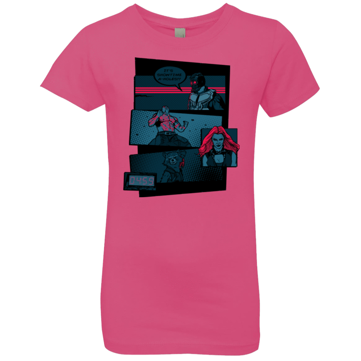 T-Shirts Hot Pink / YXS Showtime Girls Premium T-Shirt