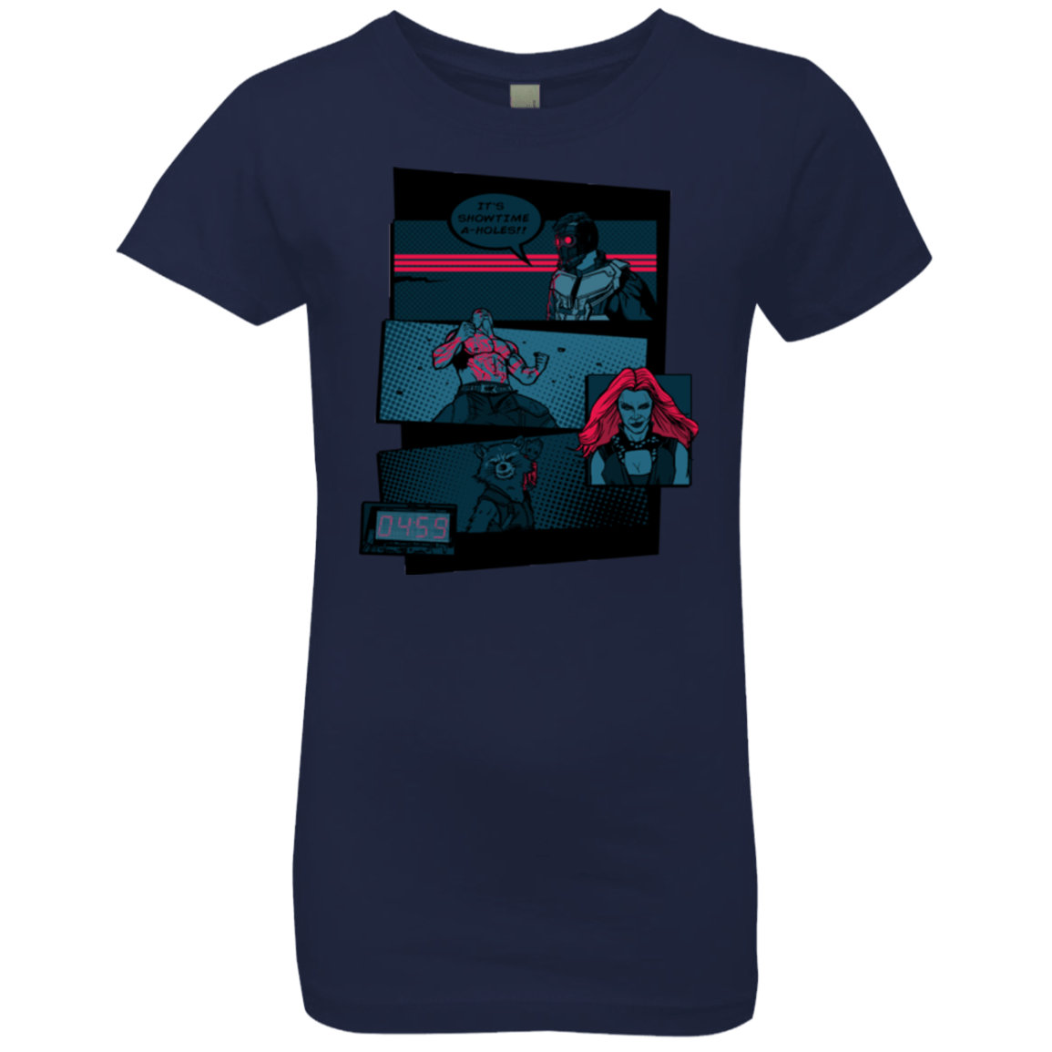 T-Shirts Midnight Navy / YXS Showtime Girls Premium T-Shirt