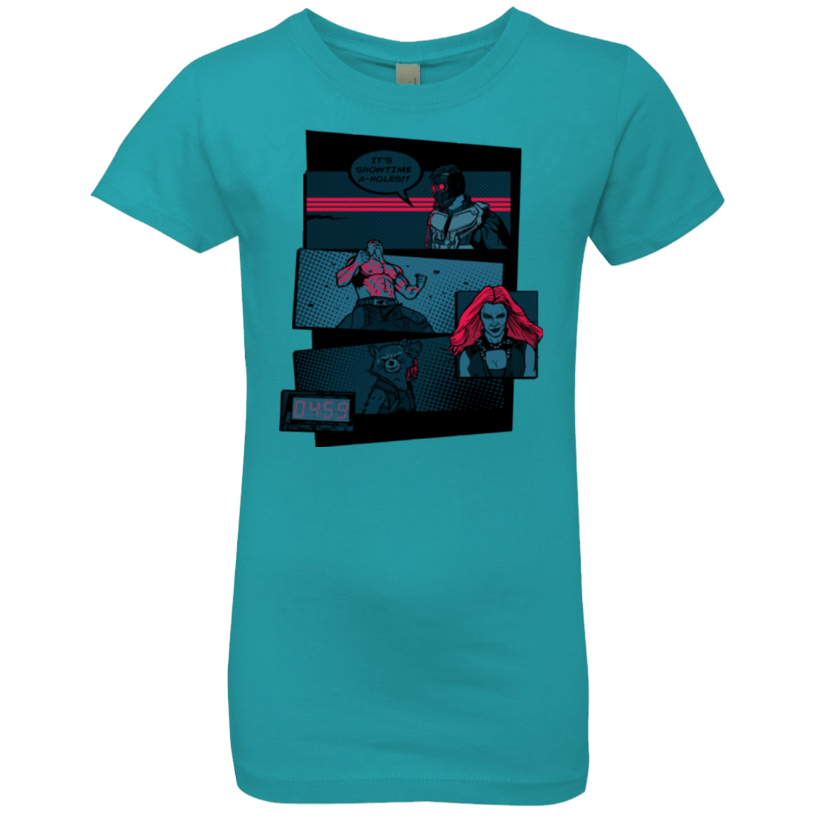 T-Shirts Tahiti Blue / YXS Showtime Girls Premium T-Shirt