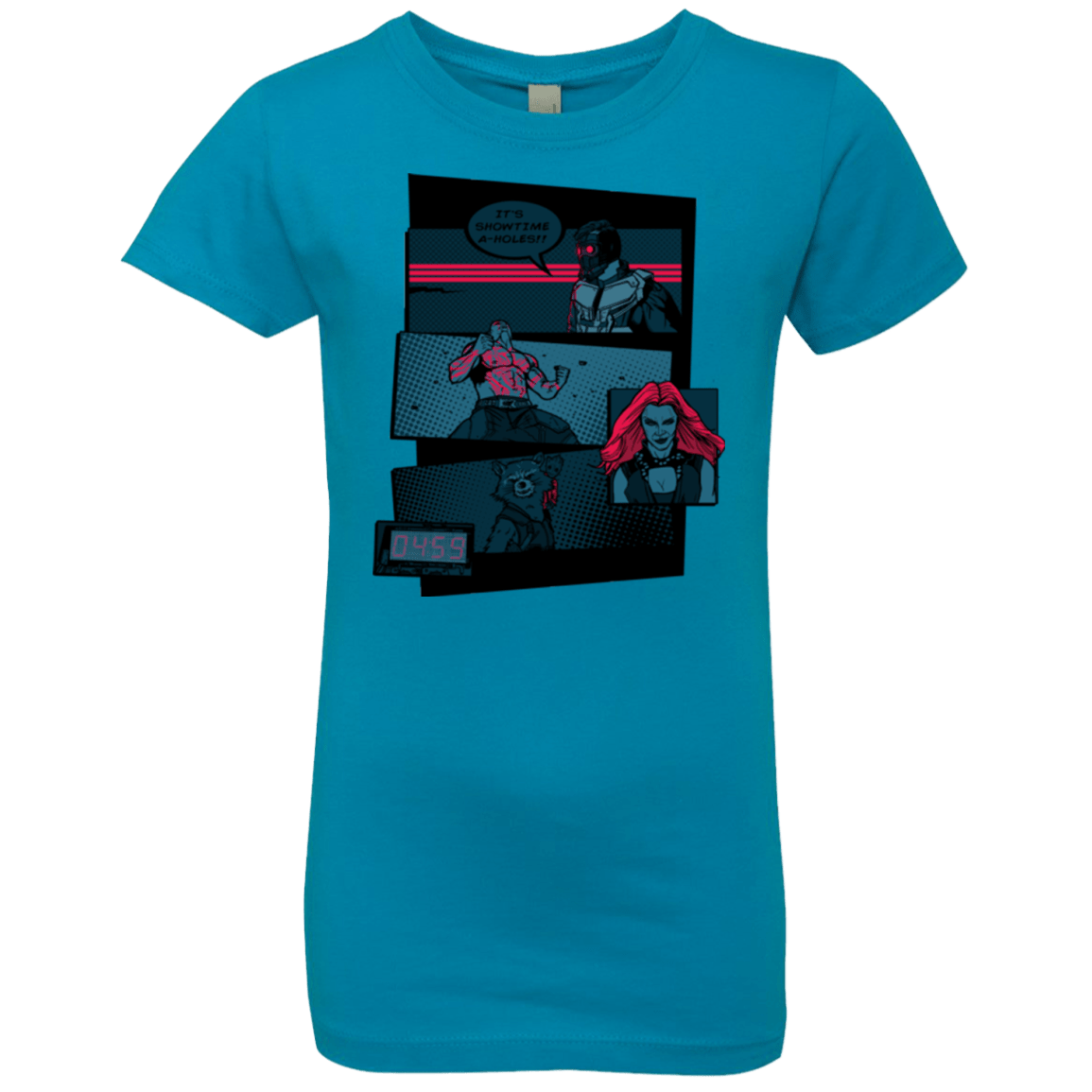 T-Shirts Turquoise / YXS Showtime Girls Premium T-Shirt