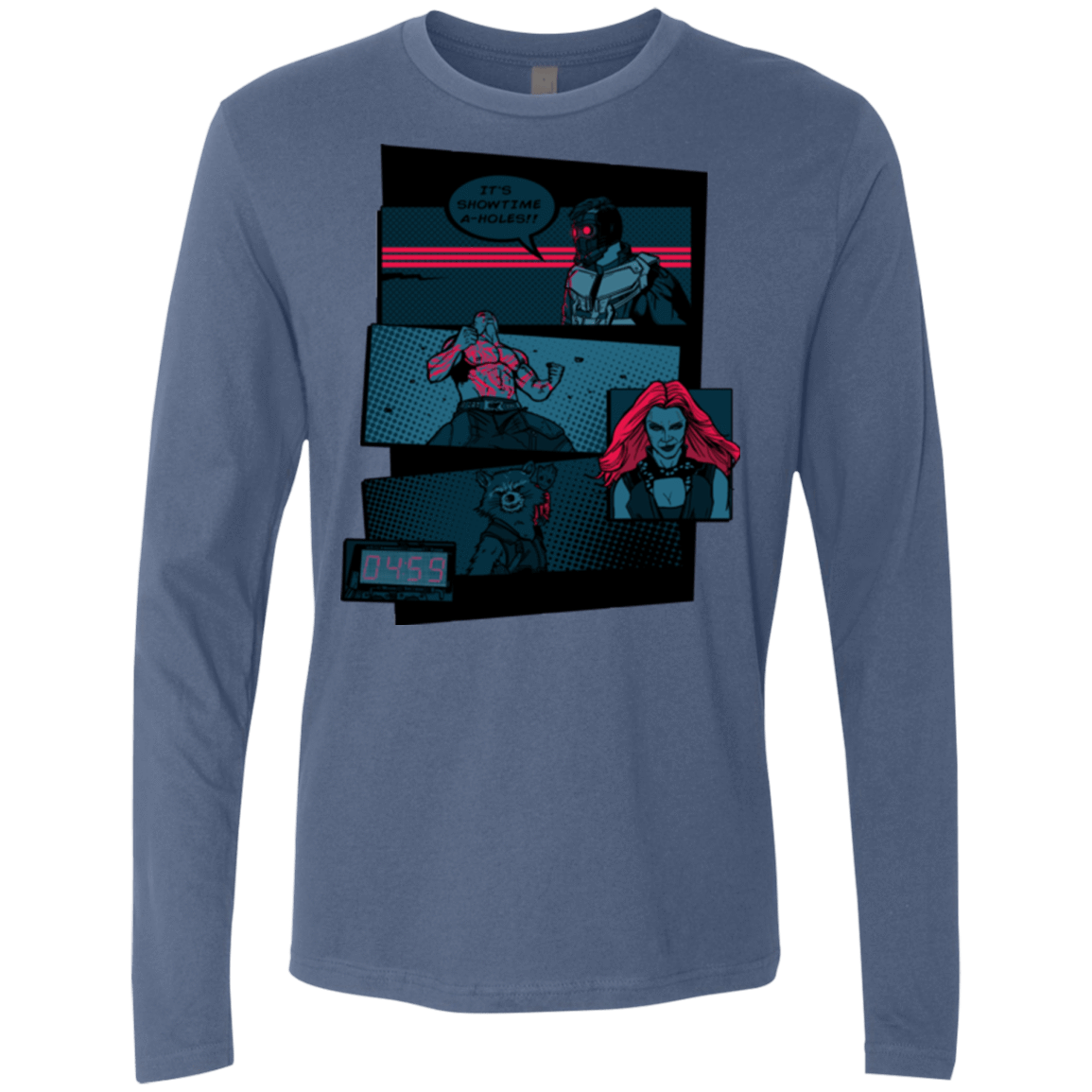 T-Shirts Indigo / Small Showtime Men's Premium Long Sleeve