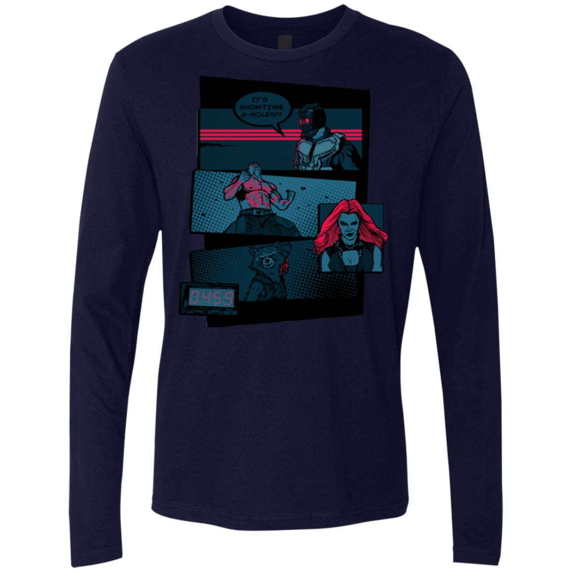 T-Shirts Midnight Navy / Small Showtime Men's Premium Long Sleeve