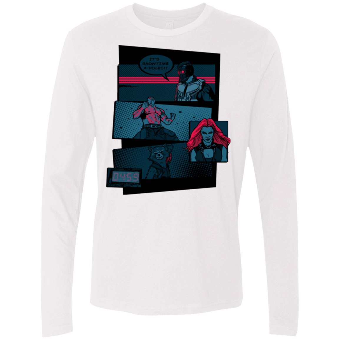 T-Shirts White / Small Showtime Men's Premium Long Sleeve