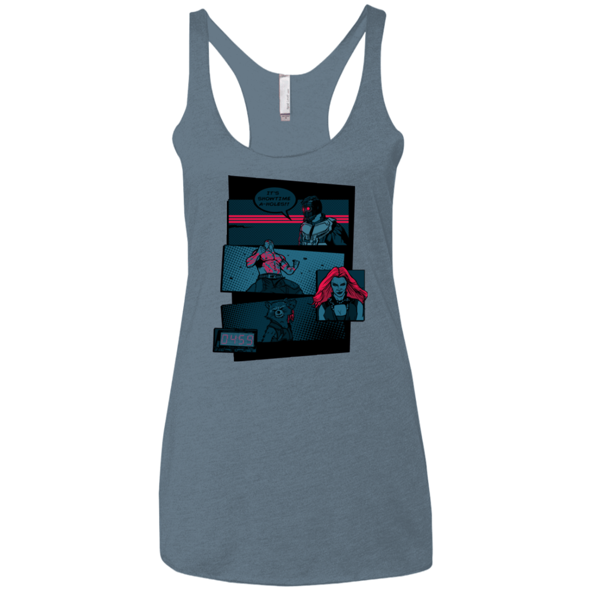 T-Shirts Indigo / X-Small Showtime Women's Triblend Racerback Tank