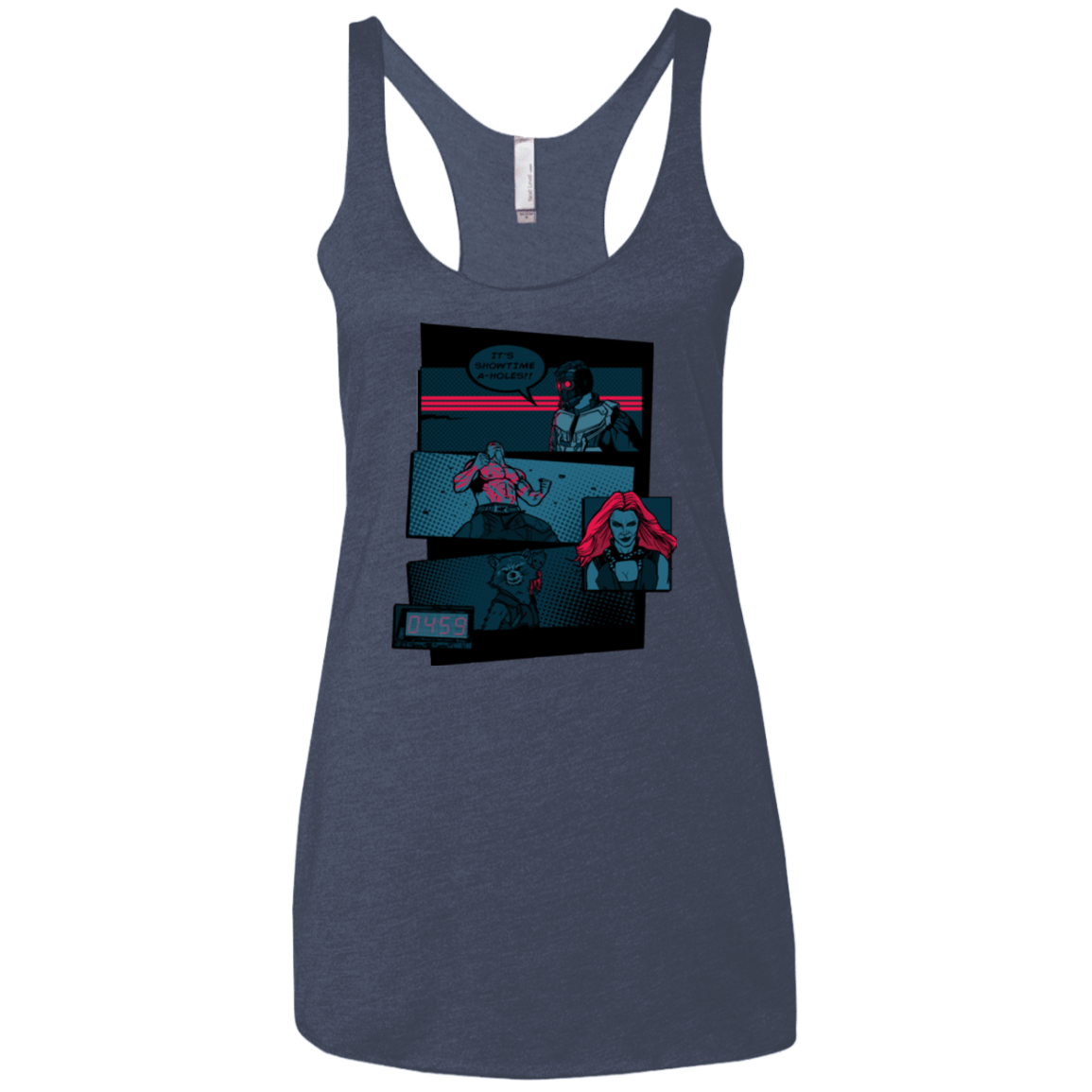 T-Shirts Vintage Navy / X-Small Showtime Women's Triblend Racerback Tank