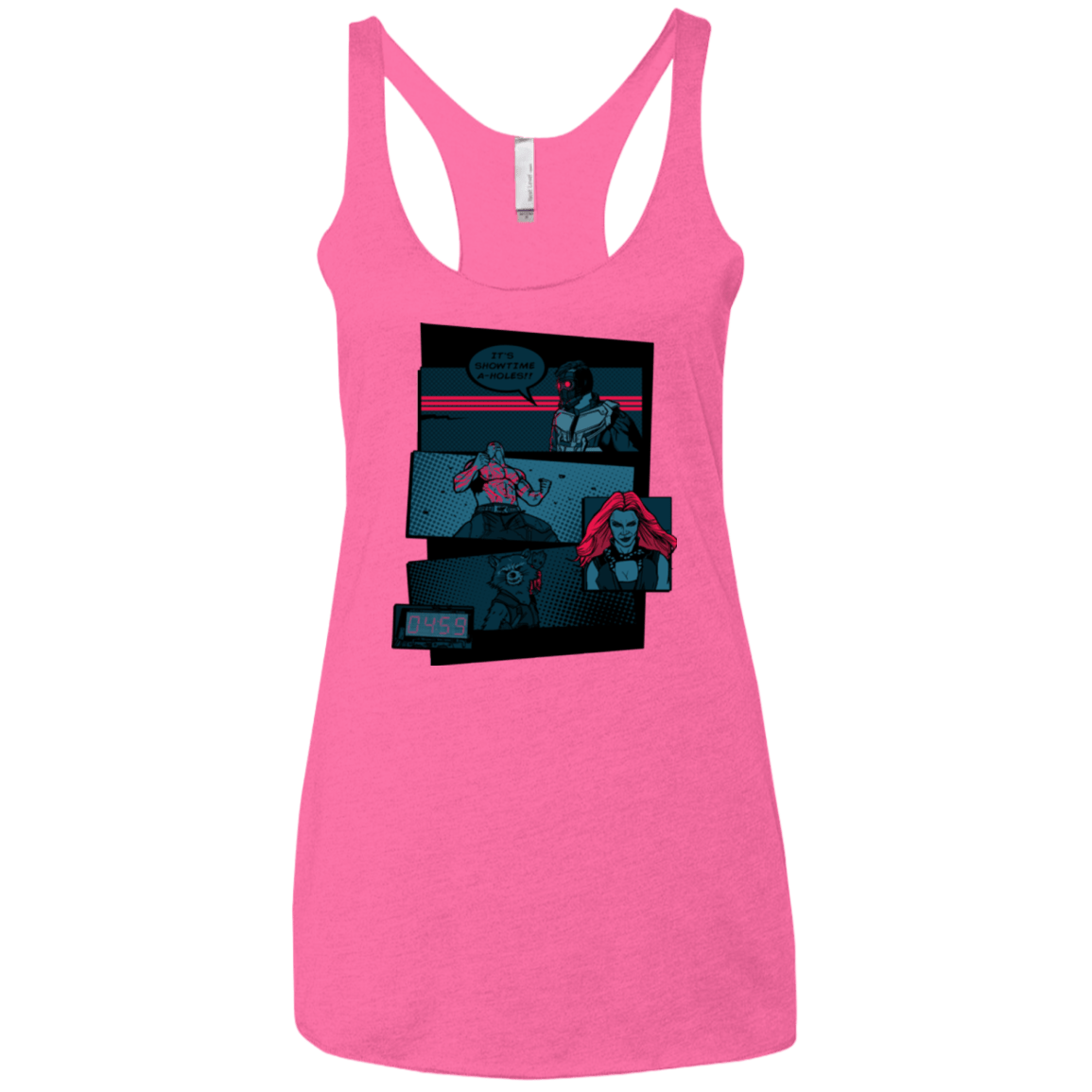 T-Shirts Vintage Pink / X-Small Showtime Women's Triblend Racerback Tank