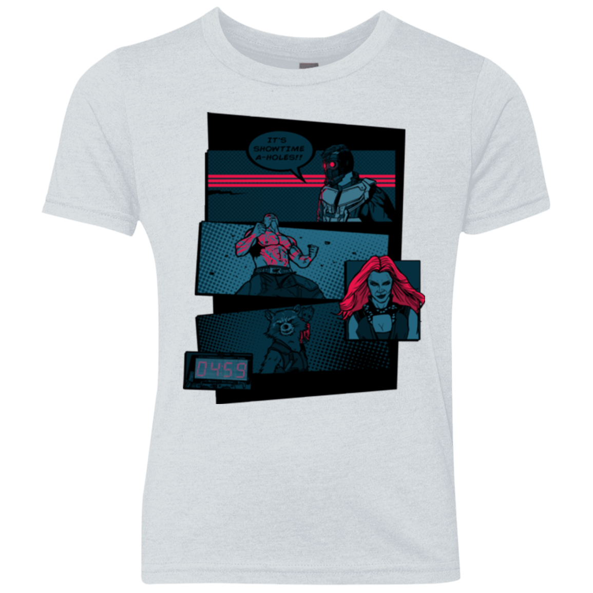 T-Shirts Heather White / YXS Showtime Youth Triblend T-Shirt