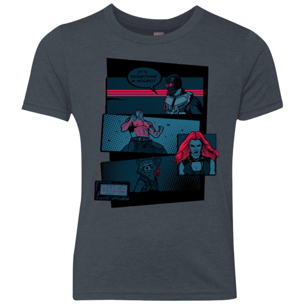 T-Shirts Vintage Navy / YXS Showtime Youth Triblend T-Shirt