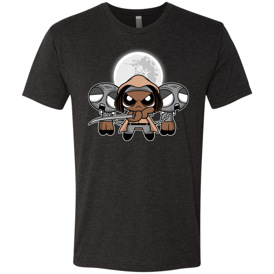 T-Shirts Vintage Black / Small SHUFFLE AND SLICE AND NOT VERY NICE Men's Triblend T-Shirt