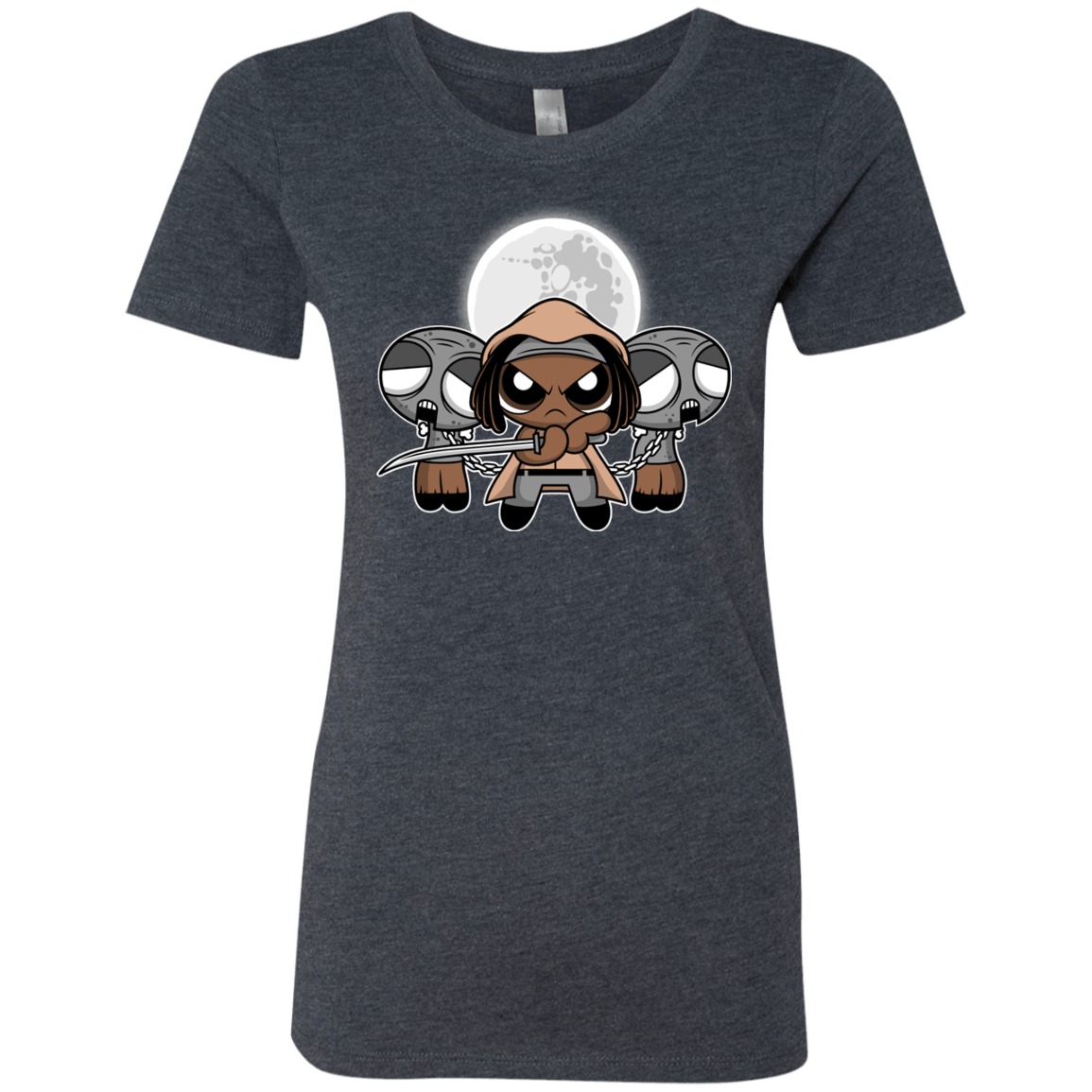 T-Shirts Vintage Navy / Small SHUFFLE AND SLICE AND NOT VERY NICE Women's Triblend T-Shirt