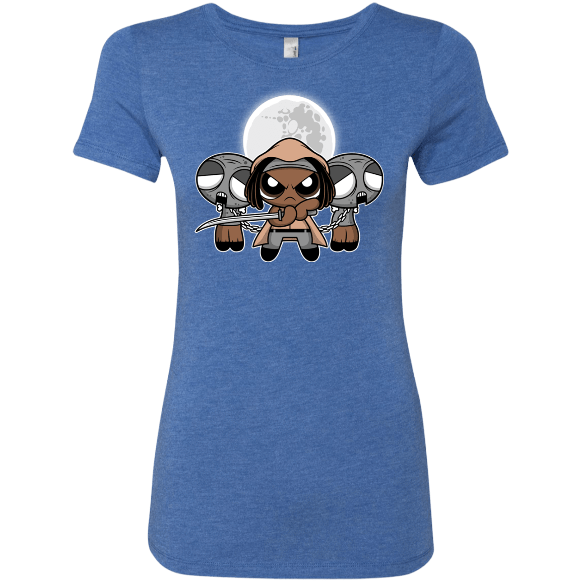 T-Shirts Vintage Royal / Small SHUFFLE AND SLICE AND NOT VERY NICE Women's Triblend T-Shirt