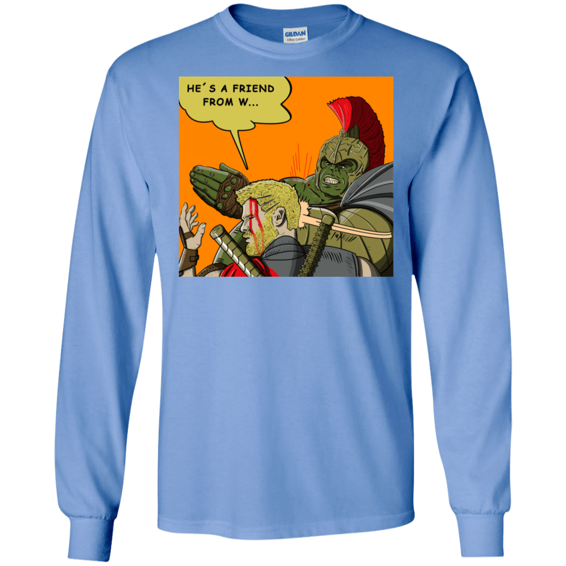 T-Shirts Carolina Blue / S Shut Up Men's Long Sleeve T-Shirt