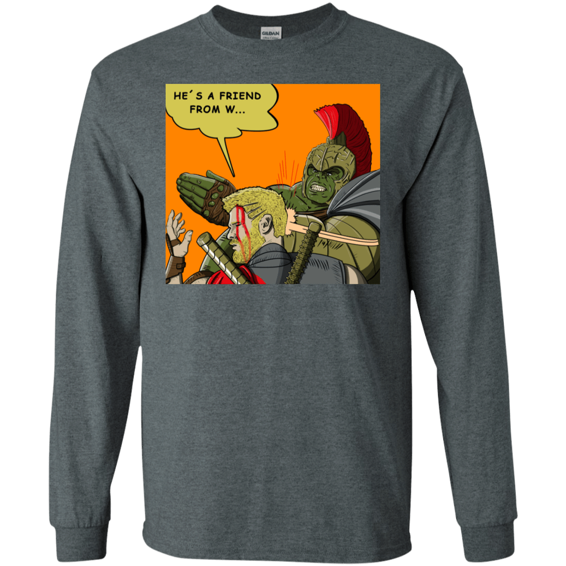 T-Shirts Dark Heather / S Shut Up Men's Long Sleeve T-Shirt