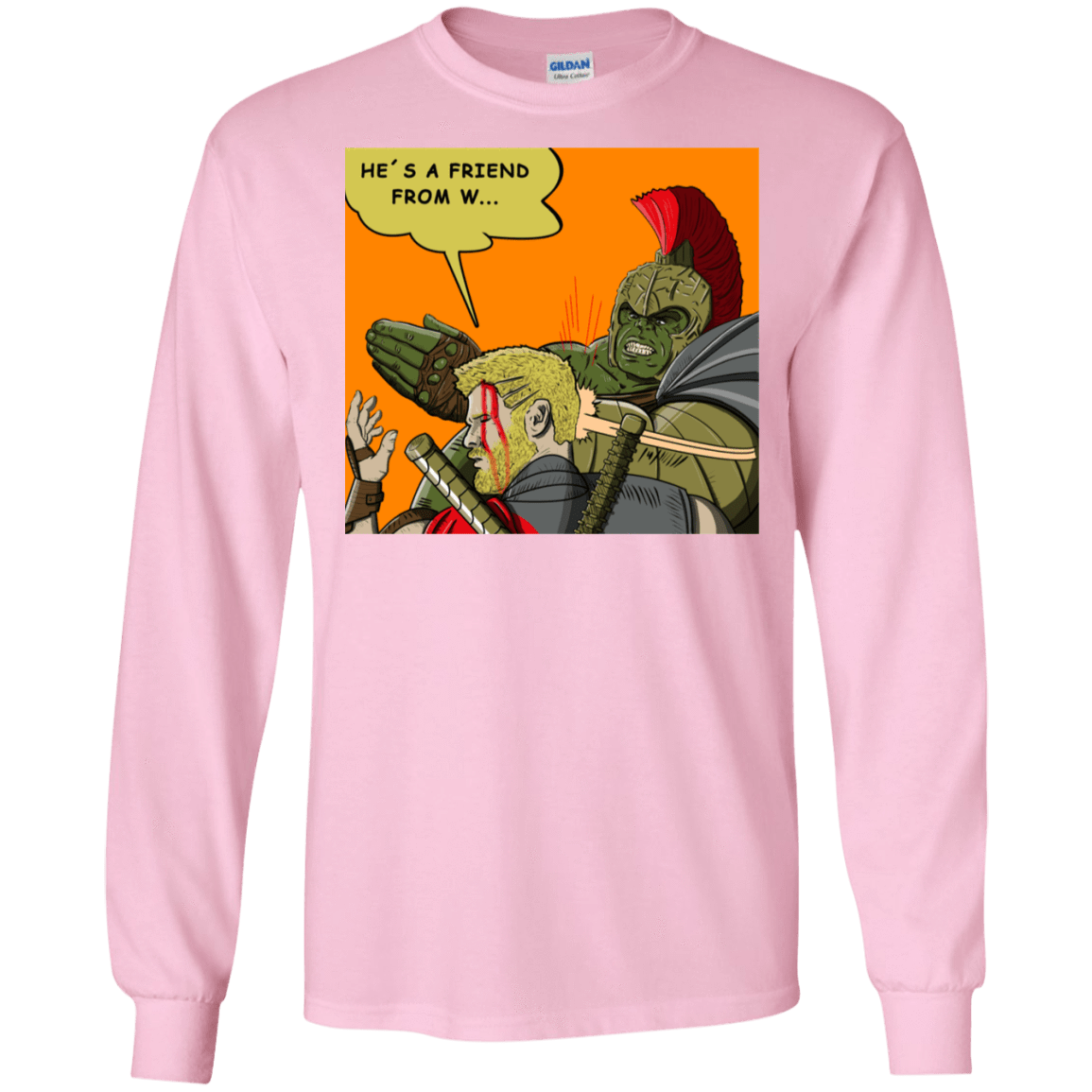 T-Shirts Light Pink / S Shut Up Men's Long Sleeve T-Shirt